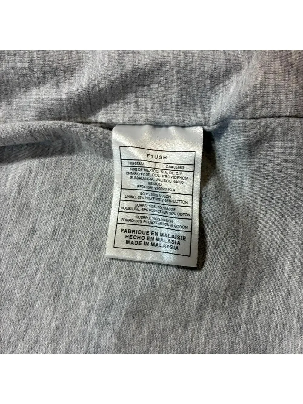 vintage nike 900 hooded windbreaker navy cream - Picture 4 of 9